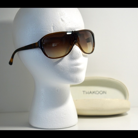 THAKOON Alex Paul Designer Shield Gradient Sunglasses Unisex - Picture 6 of 9